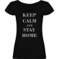 Preview: T-Shirt KEEP CALM AND STAY HOME, women